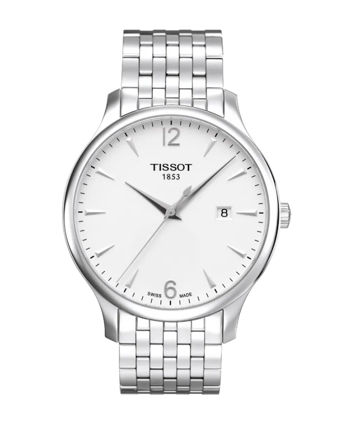 Tissot Traditional Gent men's watch white dial