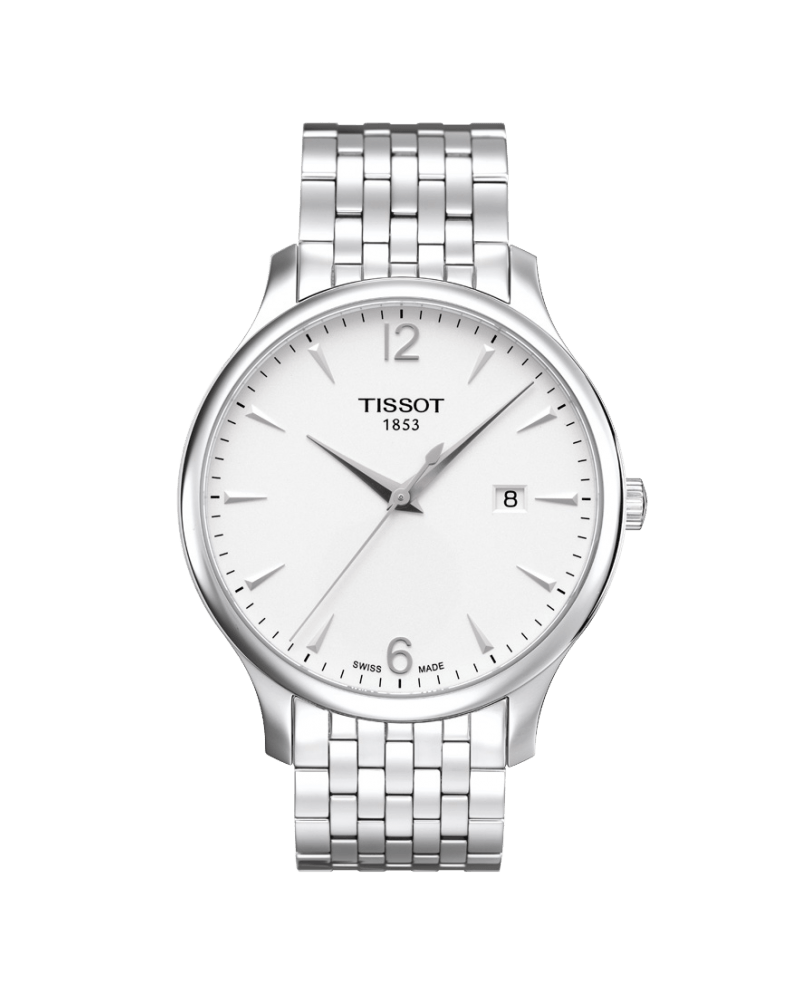 Montre homme Tissot Traditional Gent cadran blanc