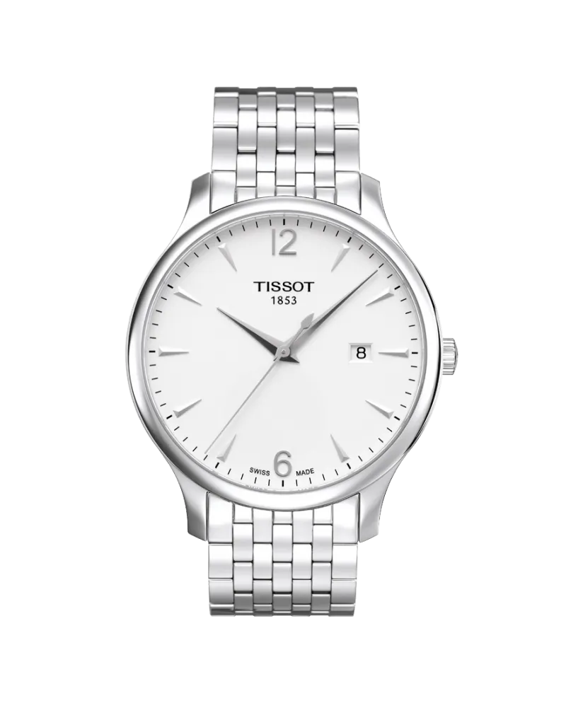Tissot Traditional Gent men's watch white dial