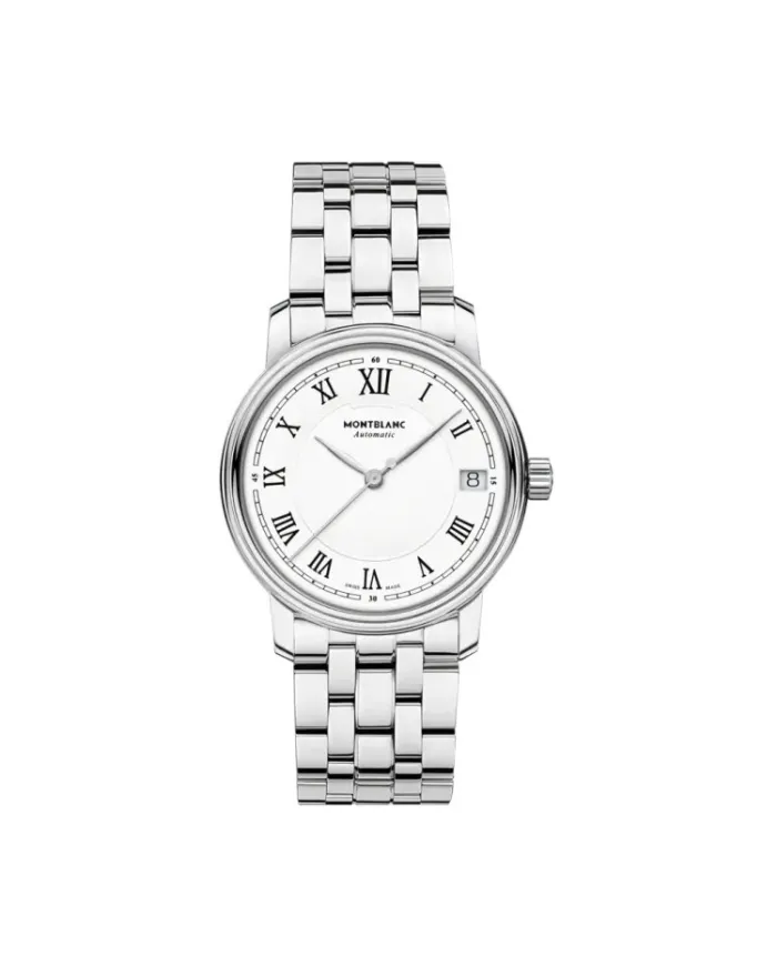 Montblanc Tradition Automatic Date Watch with Steel Bracelet