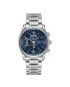 Montre chronographe Longines The Master Collection avec cadran bleu et bracelet en acier