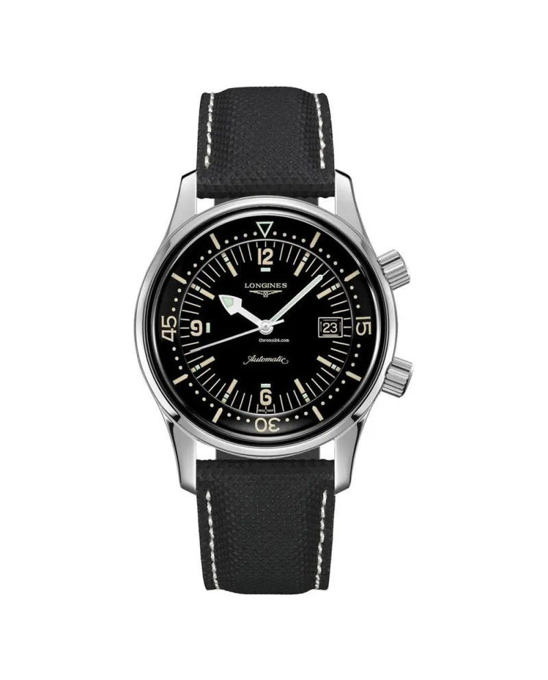 Orologio The Longines Legend Diver Watch con Cinturino in Pelle |  Gioielleria Casella | Orologi automatici