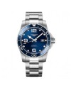 Longines HydroConquest Watch with Blue Dial and 43mm Steel Bracelet