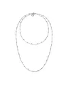 Collana Chantecler Et Voilà Pallinata in Argento con Logo Pendente cm 90