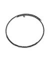Chantecler Et Voilà Choker Necklace in Black Spinel and Silver