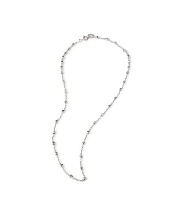 Collana Chantecler Et Voilà Pallinata in Argento con Logo Pendente cm 50-55