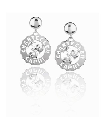 Boucles d'Oreilles Chantecler Et Volià Galli et Petit Soleil en Argent