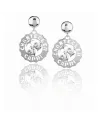 Boucles d'Oreilles Chantecler Et Volià Galli et Petit Soleil en Argent