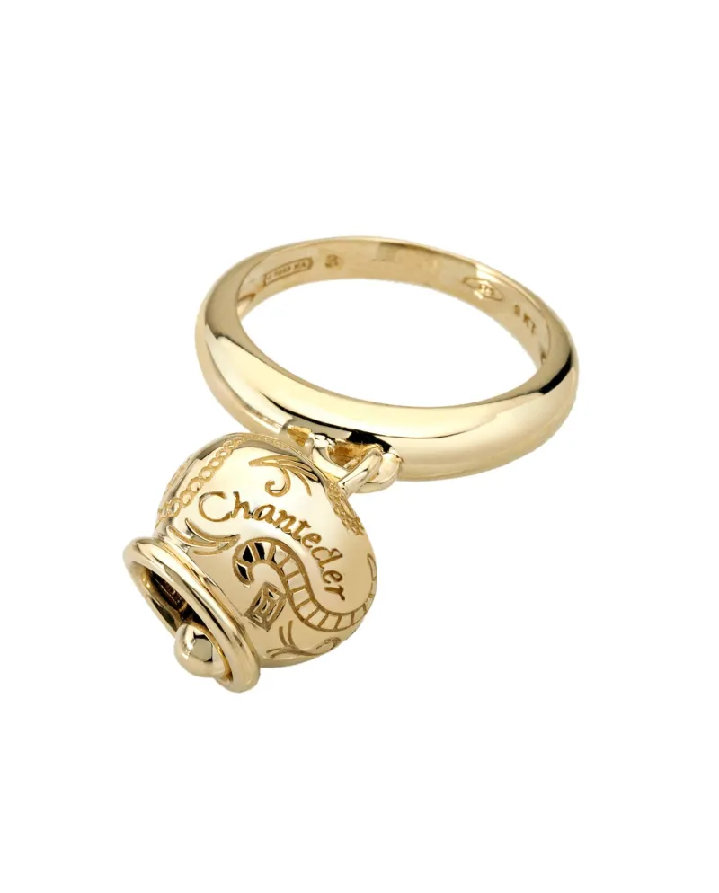Anello Chantecler con Campanella media in oro giallo | Gioielleria Casella  | Anelli