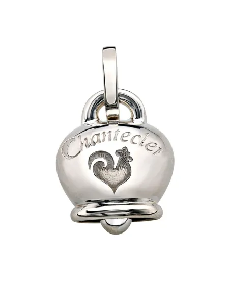 Chantecler Et Voilà Grand pendentif cloche en argent