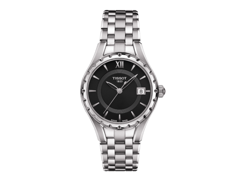 Tissot orologio donna Lady Quartz in acciaio quadrante nero