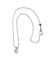 Collier Chantecler Bon Bon en or blanc, diamants et perle Fwp