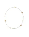 Collier Chantecler Anima avec symboles de coq en or jaune et diamants 50 - 55 cm
