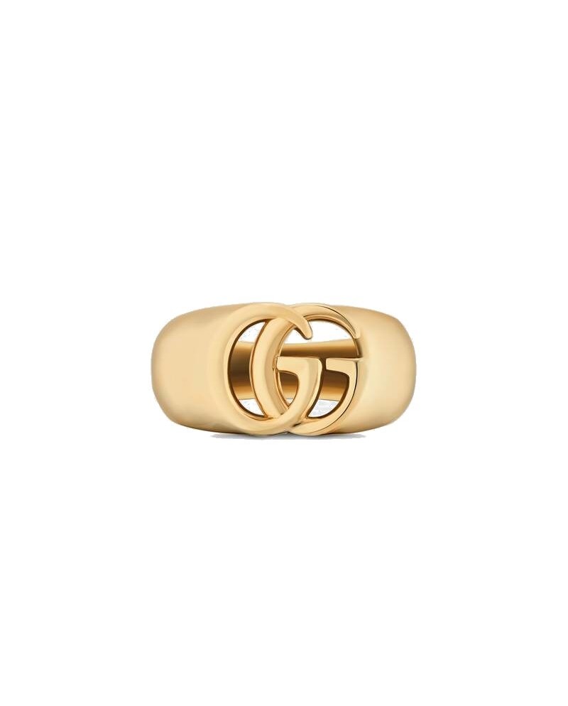 Bague Gucci Chevalier GG Running Pinky en or jaune
