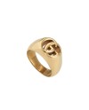 Gucci Chevalier GG Running Pinky Ring in Yellow Gold