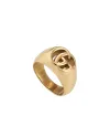 Gucci Chevalier GG Running Pinky Ring in Yellow Gold