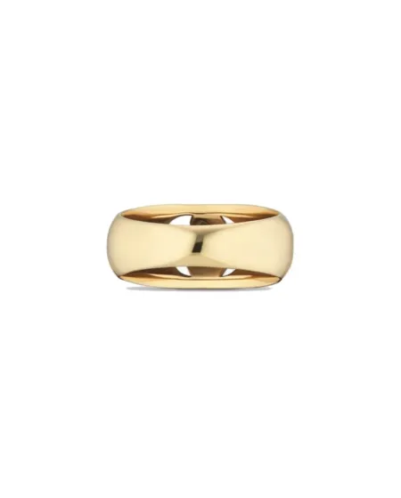 Gucci Chevalier GG Running Pinky Ring in Yellow Gold