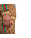 Gucci Chevalier GG Running Pinky Ring in Yellow Gold
