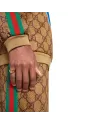 Gucci Chevalier GG Running Pinky Ring in Yellow Gold