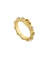 Bague Gucci GG Running en or jaune avec diamants blancs