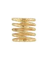 Gucci Ouroboros Ring in Yellow Gold and Turquoise