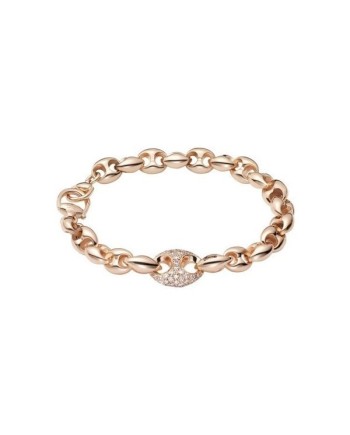 Bracciale Gucci Marina Chain in Oro Rosa e Diamanti