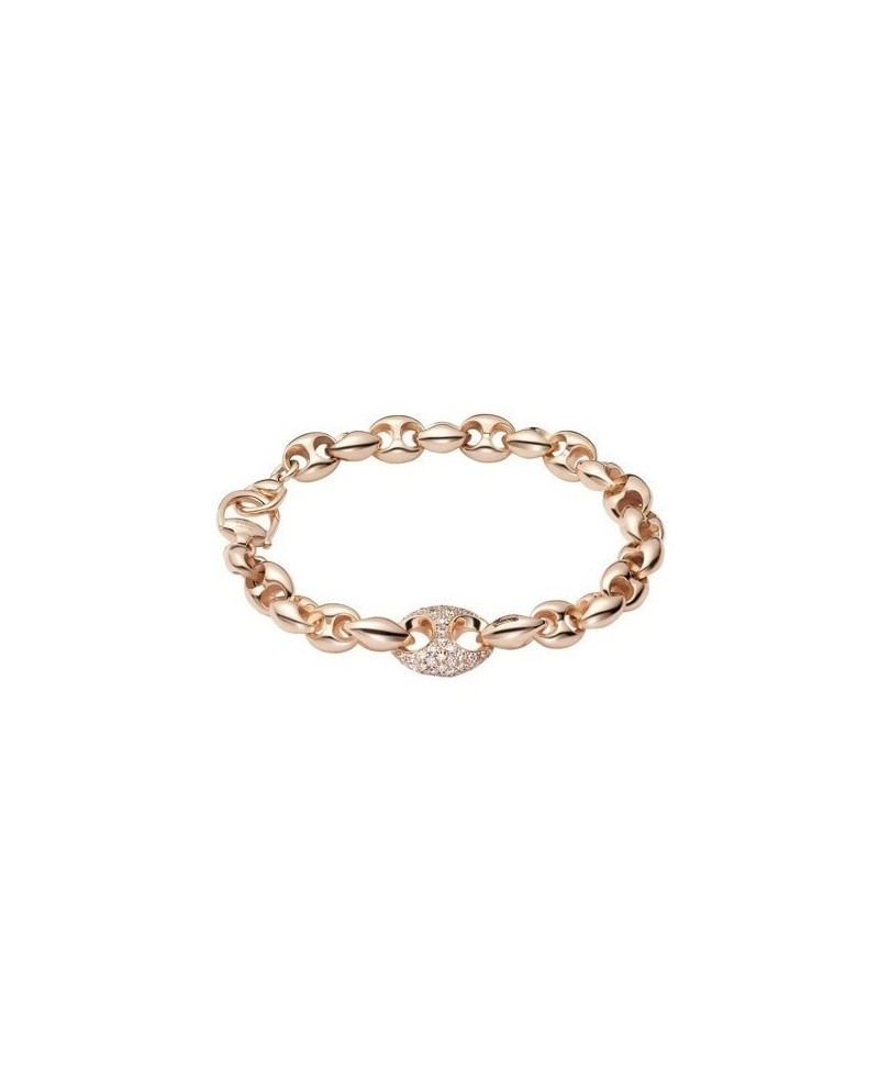 Gucci Marina Chain Bracelet in Rose Gold and Diamonds