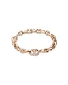 Gucci Marina Chain Bracelet in Rose Gold and Diamonds