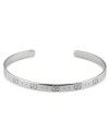 Bracelet Gucci Icon en or blanc avec motif double G