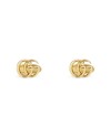 Boutons de manchette Gucci GG Running en or jaune avec logo double G