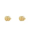 Gucci GG Running Cufflinks in Yellow Gold with Double G Logo