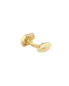 Boutons de manchette Gucci GG Running en or jaune avec logo double G