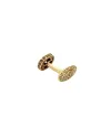 Boutons de manchette Gucci en or jaune avec détail G entrelacé