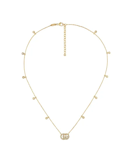 Collana Gucci GG Running in Oro Giallo con Diamanti