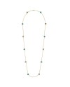 Gucci Le Marché des Merveilles Sautoir Necklace in Yellow Gold with Turquoise, Rock Crystal and Diamonds
