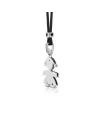 Le Bebé jewels Femminuccia pendant in white gold with cord LBB 004