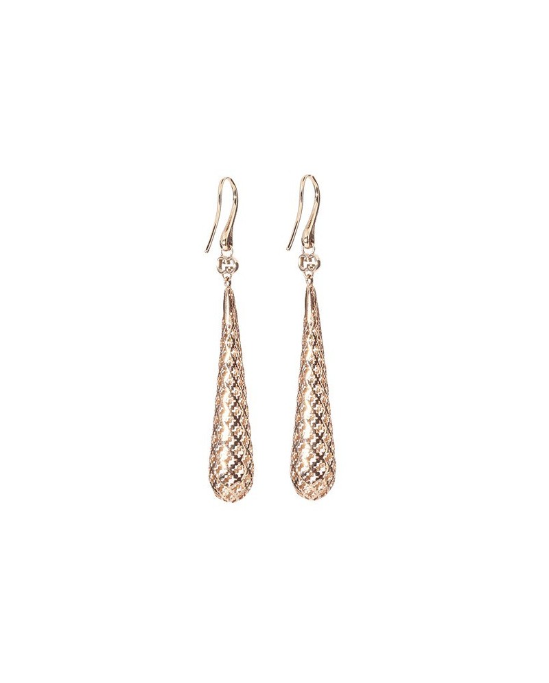 Boucles d'oreilles pendantes Gucci Diamantissima en or rose