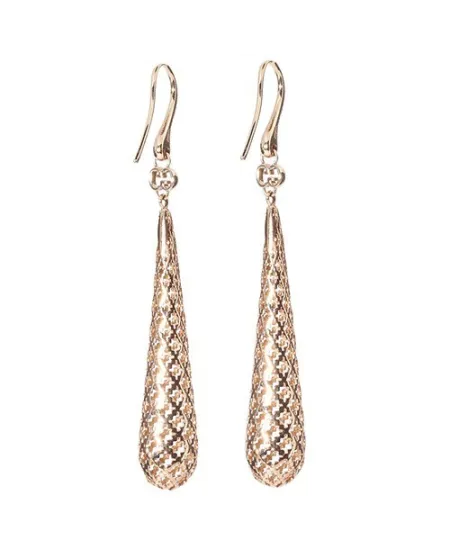 Boucles d'oreilles pendantes Gucci Diamantissima en or rose