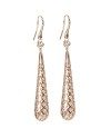 Boucles d'oreilles pendantes Gucci Diamantissima en or rose