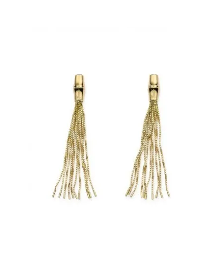 Gucci Bamboo Drop Earrings in Yellow Gold