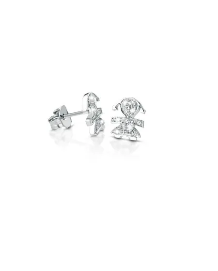 Le Bebé jewels girls stud earrings with diamonds LBB 016
