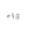 Le Bebé jewels girls stud earrings with diamonds LBB 016