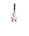Bijoux Le Bebé pendentif garçon en or rose avec cordon LBB 005