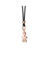 Bijoux Le Bebé pendentif garçon en or rose avec cordon LBB 005