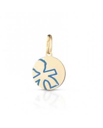 Pendentif Le Bébé Primegioie Icon en or jaune avec bébé émaillé