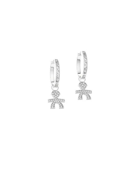 Le Bebé jewels hoop earrings Maschietto gold and diamonds LBB 058