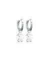 Boucles d'oreilles créoles en or et diamants Le Bebé Jewels LBB 059 pour filles