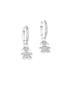 Boucles d'oreilles créoles en or et diamants Le Bebé Jewels LBB 059 pour filles