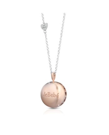 Le Bebé Suonamore Le Lune Pendant in Rose Gold Plated Silver with Necklace