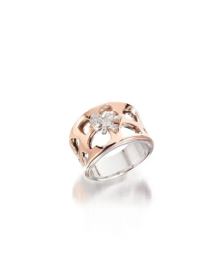 Bijoux Le Bebé Bague jonc petit garçon en or et brillants LBB 351